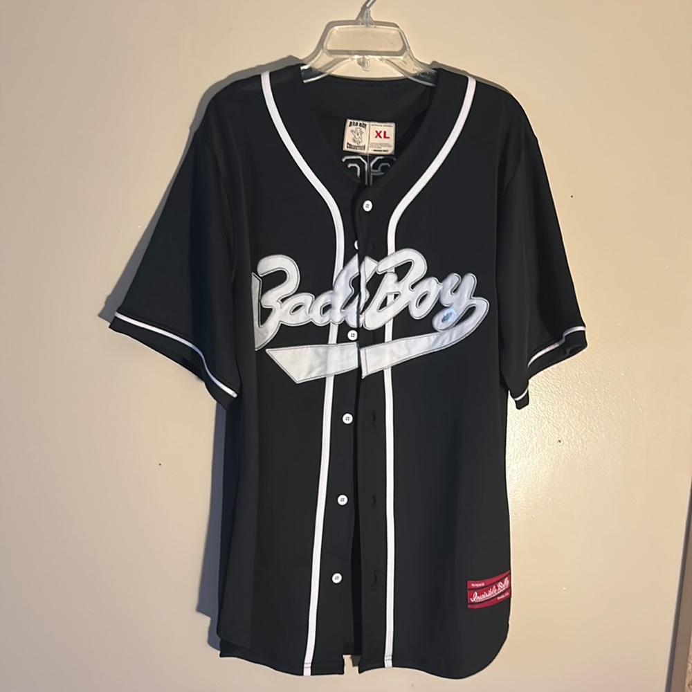Biggie smalls bad boy, collection, baseball jersey by invisible, bully, size XL
